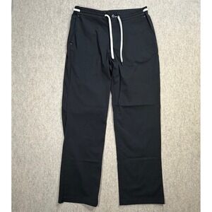Bearded Goat Mens XL Black Drawstring Straight Leg Outdoor Utility Pants Outdoor